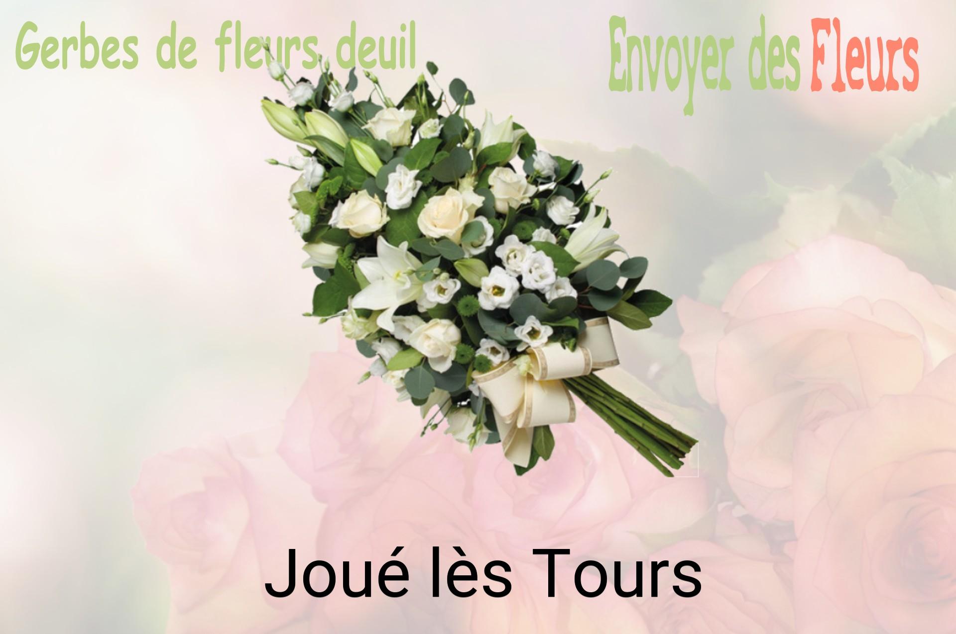 Gerbe de fleurs de deuil livrée à Joué-lès-Tours
